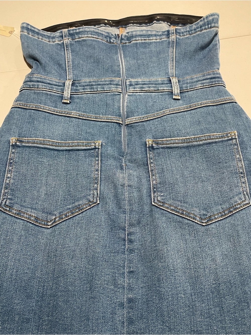 Anthropologie The Madi Front-Slit Denim Dress by Pilcro Sz Large Boho Beauty! - Picture 8 of 15